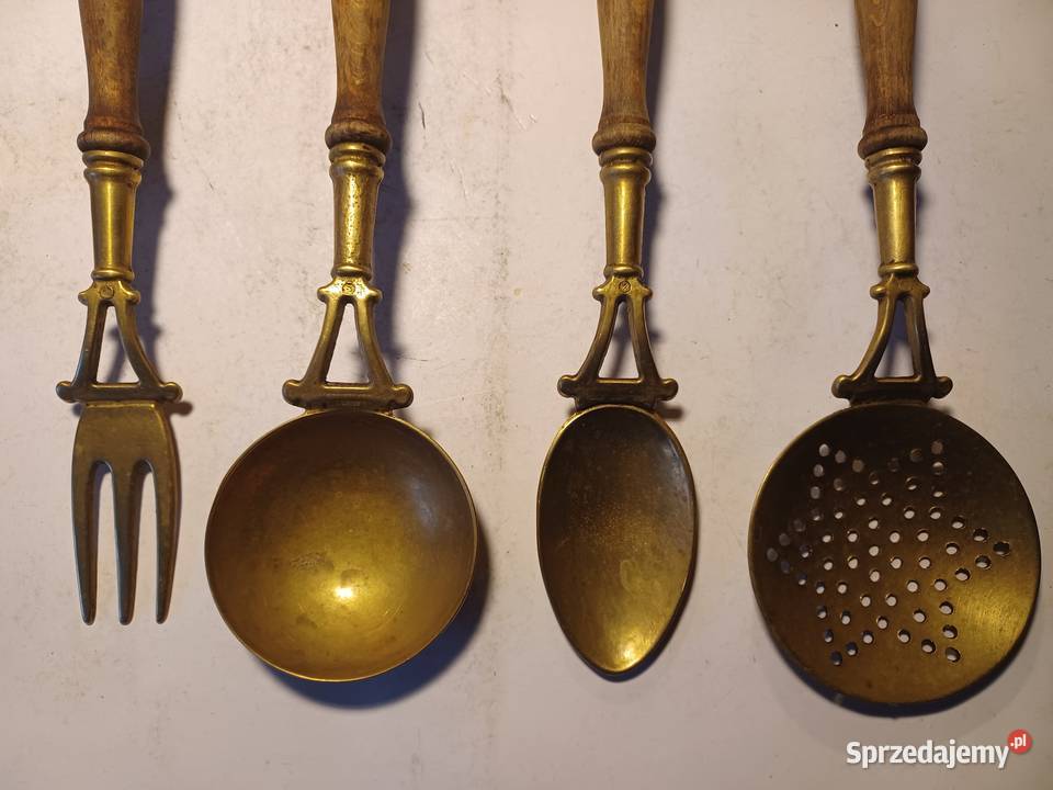 Nabory kuchenne Mosiądz Kolekcja Poznań