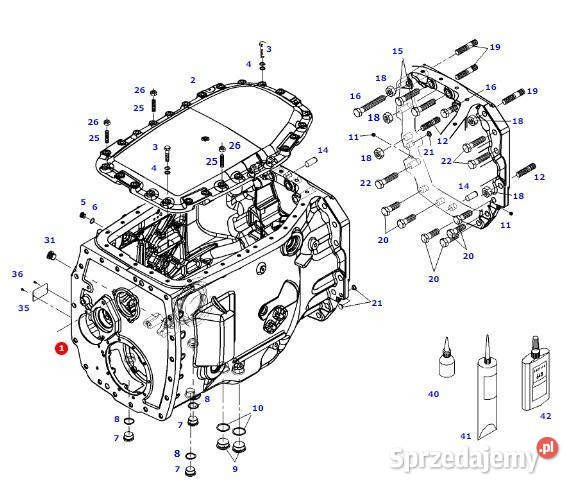 Massey Fergusson Fendt ML260 pokrywa obudowy Jastrzębniki