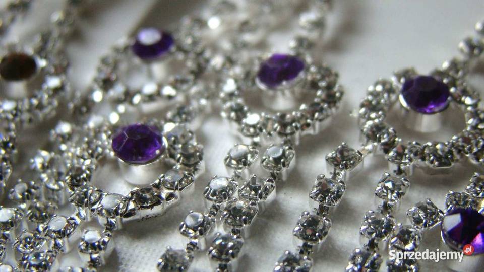 Kolczyki wiszące cyrkonie Łódź