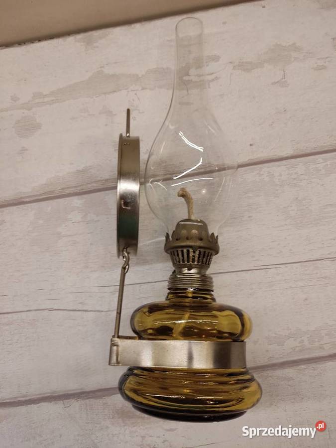 Lampa naftowa kolor bursztyn opolskie