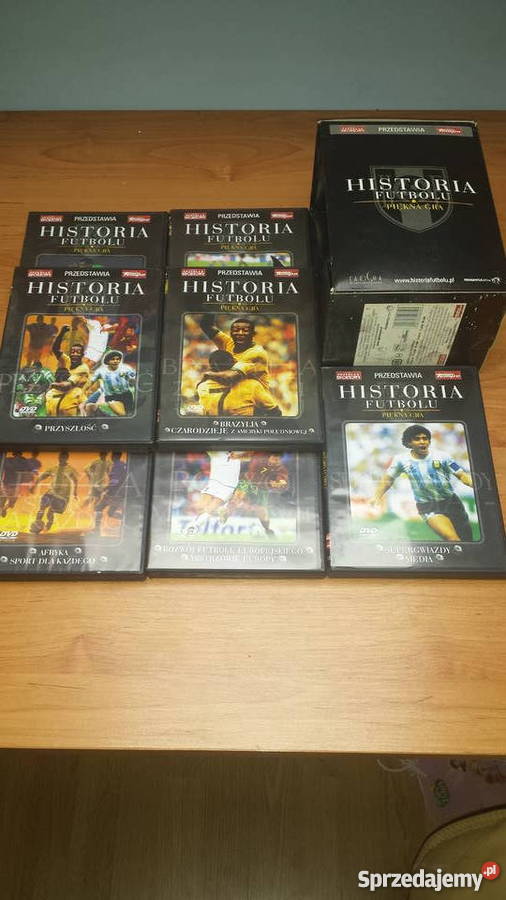 Historia futbolu zestaw 7 płyt DVD Piekary Śląskie