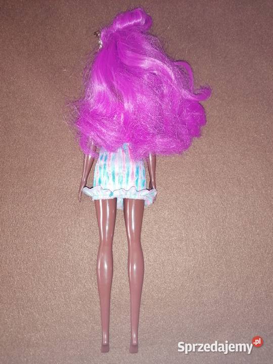 Lalka Barbie murzynka z różowymi Lalki i akcesoria Łódź