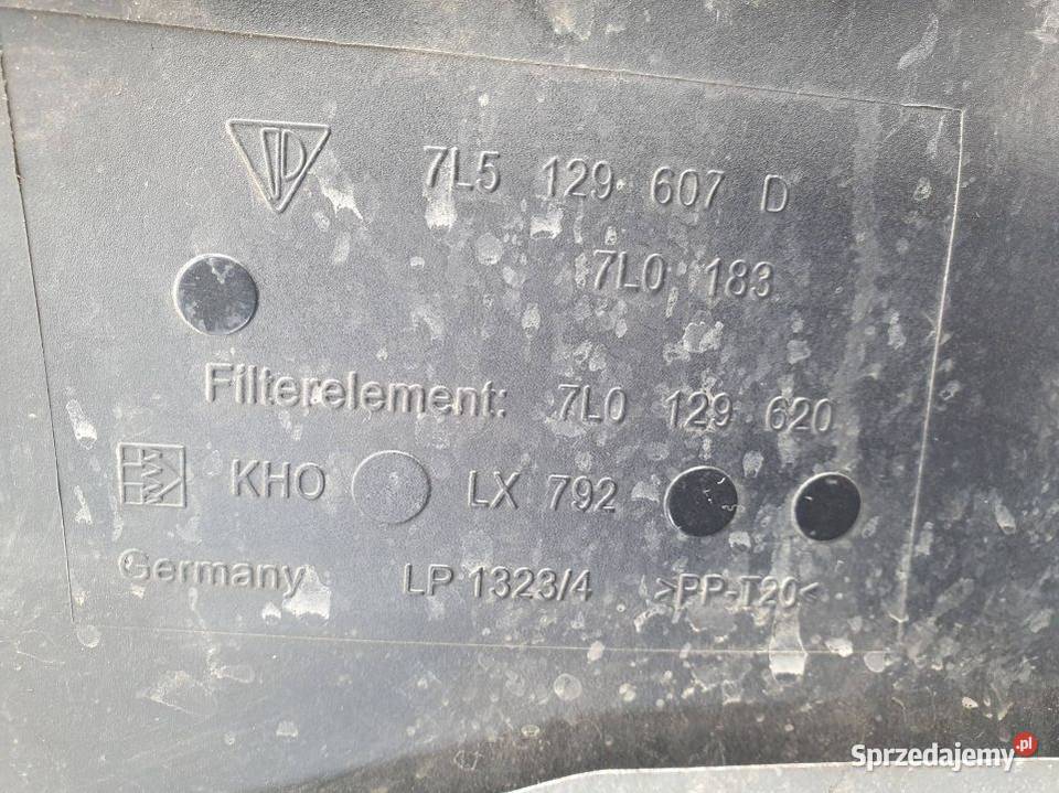 OBUDOWA FILTRA PORSCHE CAYENNE I 7L5129607D