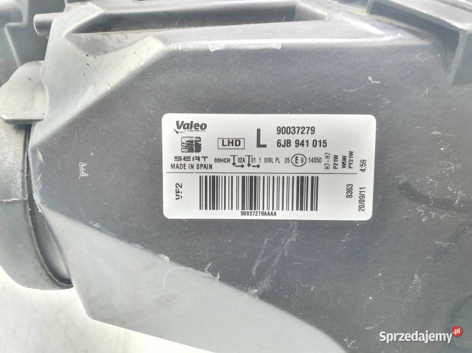 LAMPA LEWA PRZÓD SEAT TOLEDO IV 6JB941015 Lipno