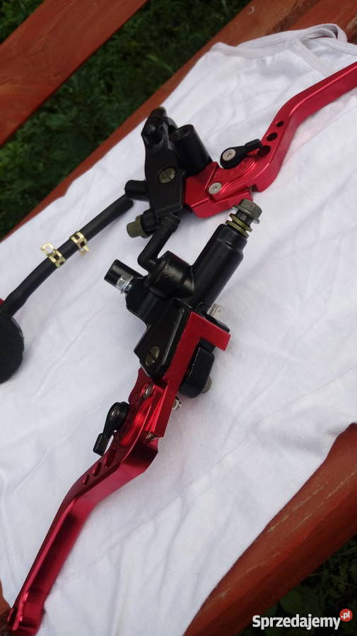 Klamki motocyklowe pompa hamulca nowe sportowe Józefów sprzedam