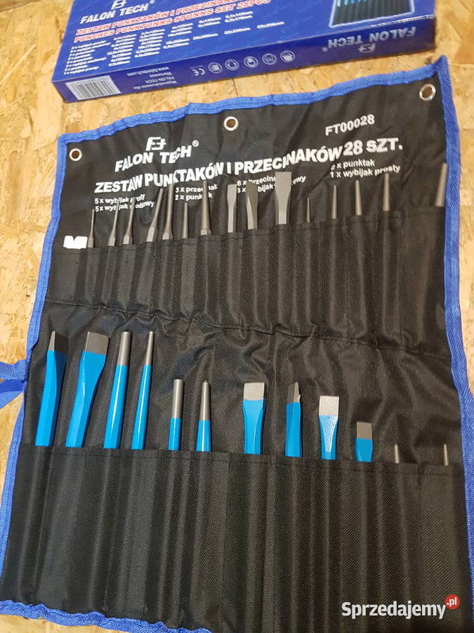 Zestaw przecinaków punktaków i wybijaków 28 Ręczne Głogowa