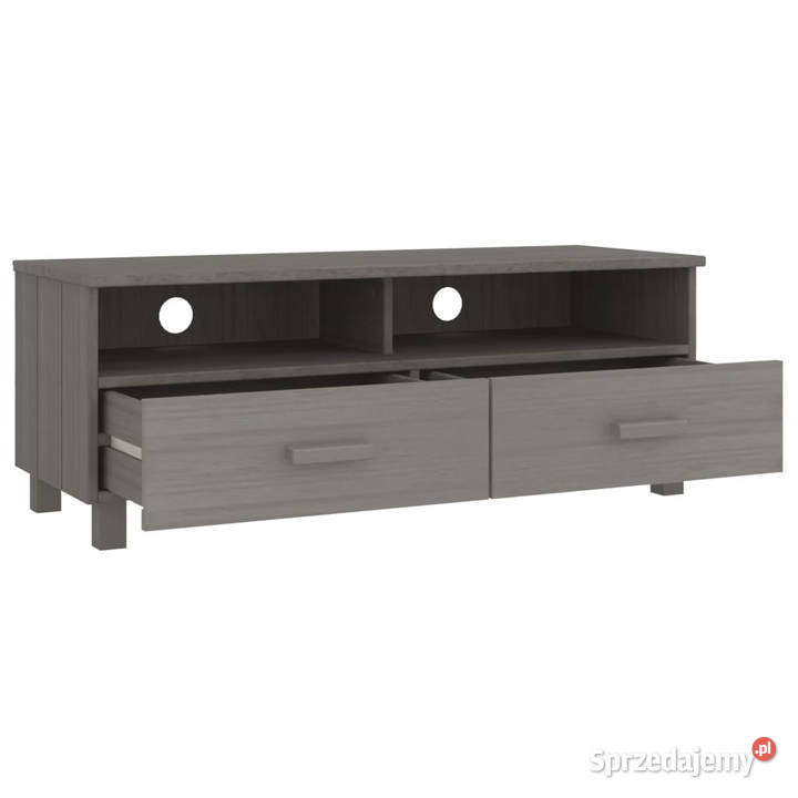 Szafka pod TV HAMAR jasnoszara 106x40x40 drewno mazowieckie