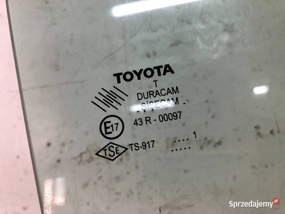 Toyota Auris I E15 LIFT HB 2011R Szyba drzwi Skarżysko-Kamienna sprzedam