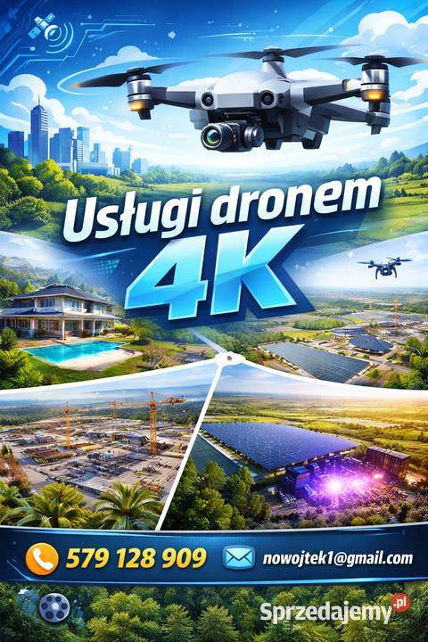 USŁUGI DRONEM Kielce Staszów Raków Loty