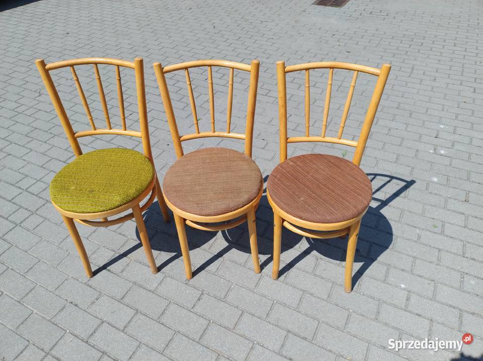 Krzesło PRL Thonet Fameg Radomsko lata 60 Urząd Gdynia