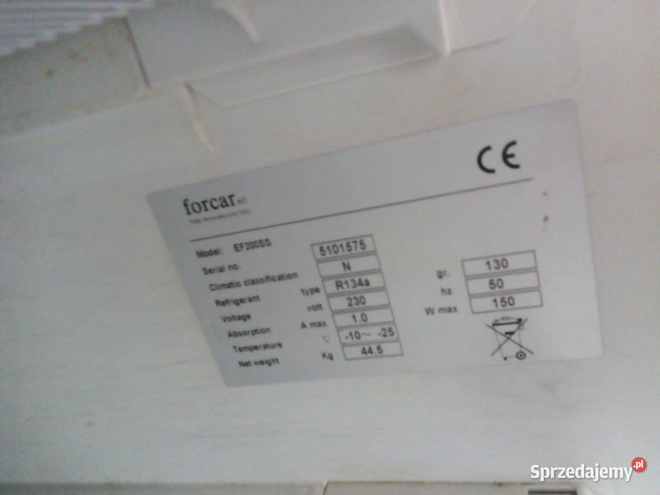 Zamrażalka FORCAR EF 200 Racibórz