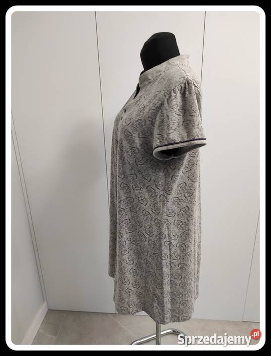 Koszula nocna szara 42 XL Dla kobiet Płock