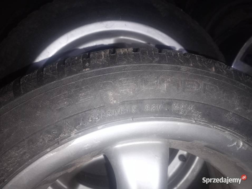 Alufelgi plus opony Średnica 15" Skalice