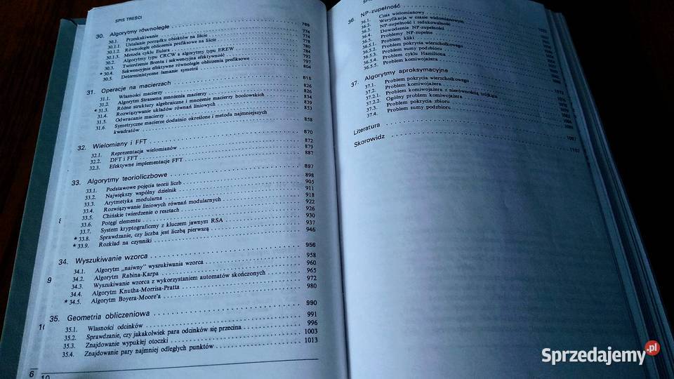 Wprowadzenie do algorytmów Cormen Leiserson Gdańsk