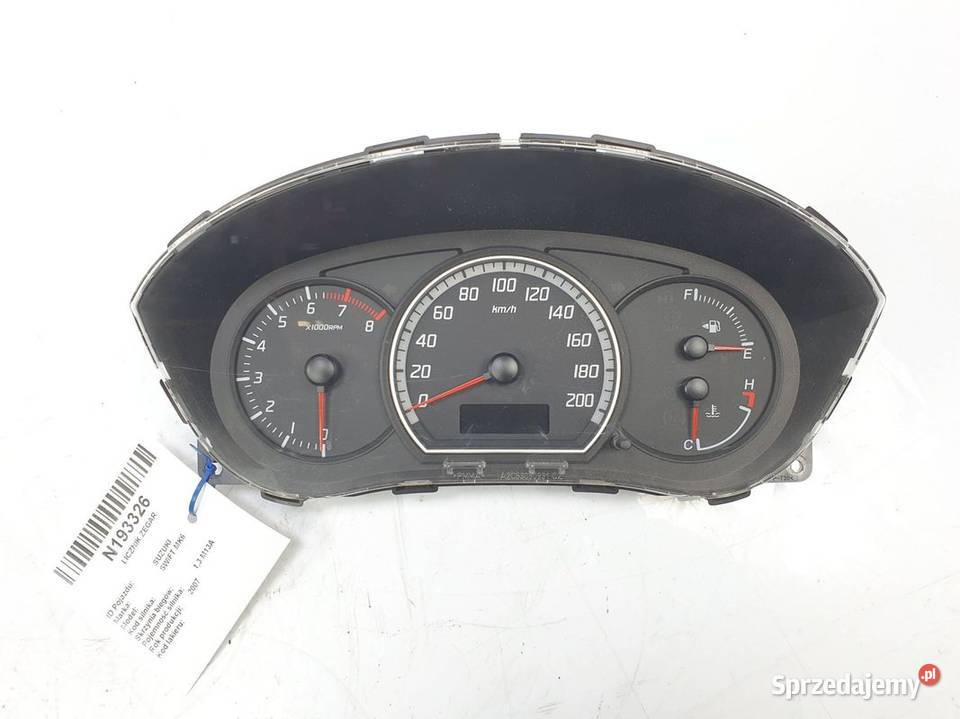 LICZNIK ZEGAR SUZUKI SWIFT MK6 3410062JA0 Lipno