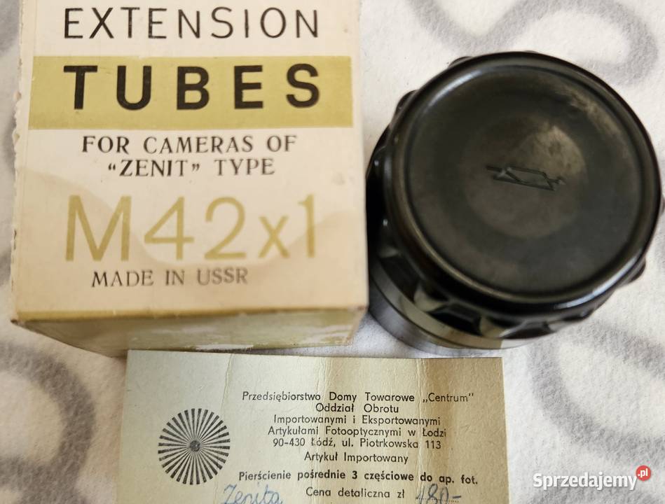 Pierścienie do aparatu fotograficznego ZENIT Kraków