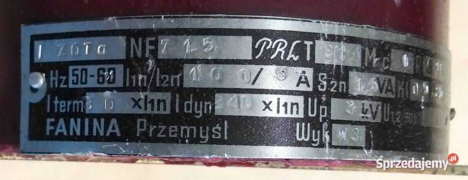 Przekładnik prądowy IZOTA 1005A 15VA Oferuję do Włodawa