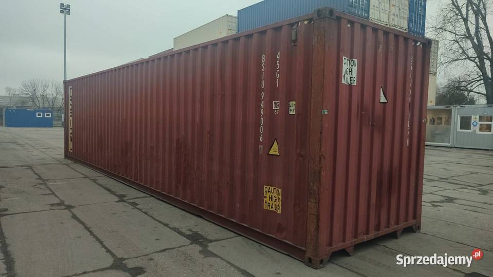PROMOCJA Kontener Morski Używany Magazynowy 40HC Warszawa