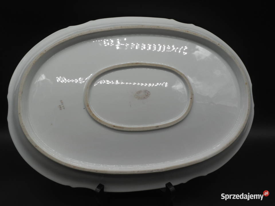 Porcelanowy paterapółmisek GHASCHE BERLIN wielkopolskie Raszków