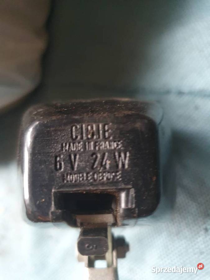 Nowa przednia lampa rowerowa CIBIE z dynamo made
