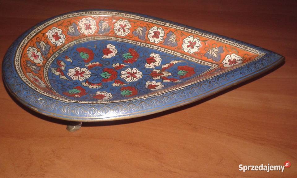 Patera mosiężna misa 28 Warszawa