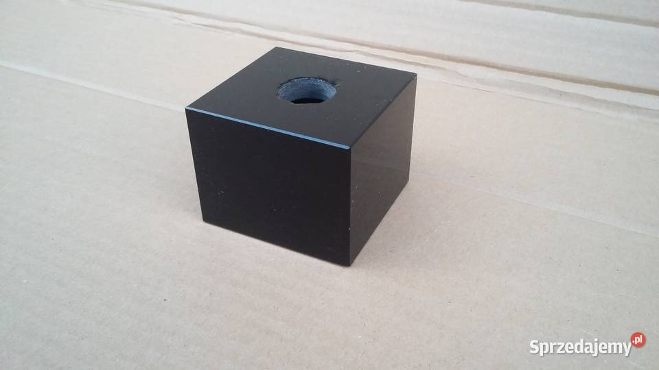 Klosz do lampy CZARNA KOSTKA szkło na oprawkę G9 Warszawa