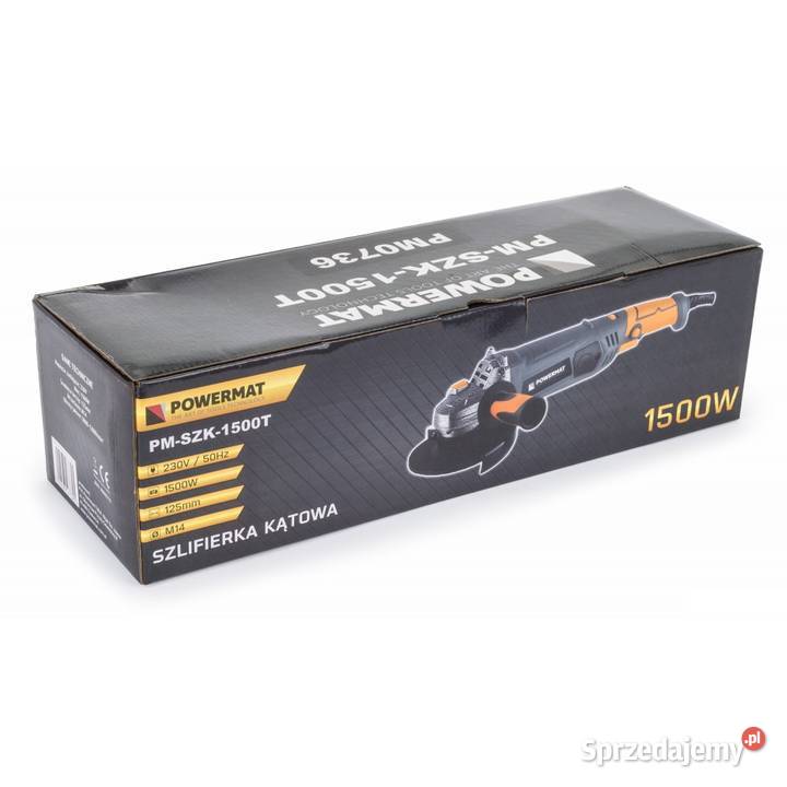 Moc1500W Szlifierka kątowa 125mm 1500W Ostrołęka