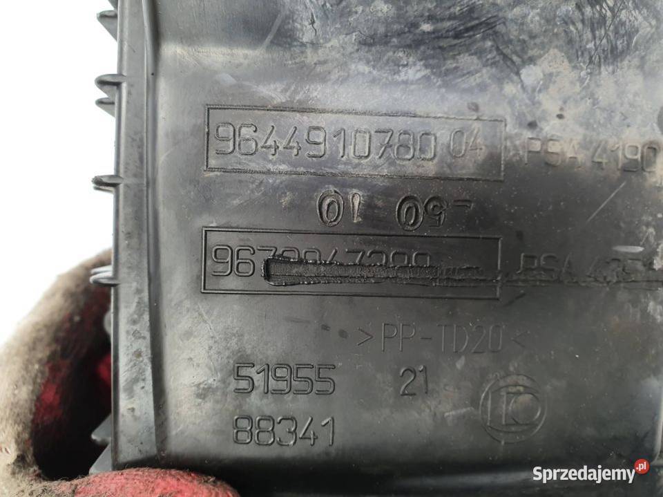 OBUDOWA FILTRA CITROEN C5 9644910780 osobowe Lipno