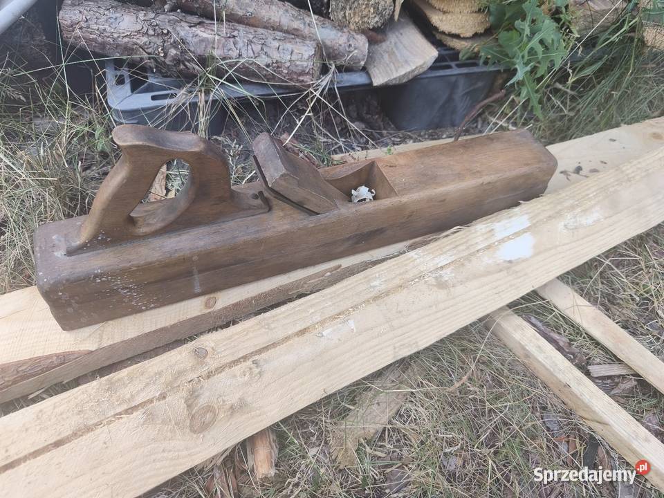 Duży drewniany strug sednik 60 Bełchatów