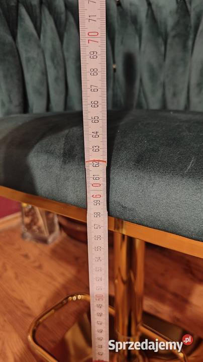 Joker zielony złoty welur 62cm Meble