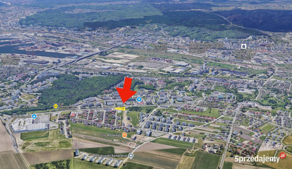 Działka usługowa z MPZP Gdynia