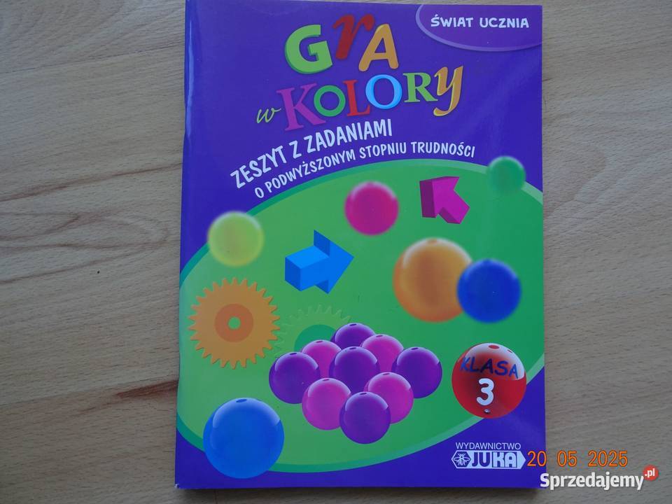 Gra w kolory Zeszyt z zadaniami o podwyższonym Podręczniki Kraków