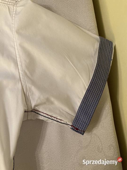 Elegancka Koszula Casual z krótkim rękawem biały Czerwionka-Leszczyny sprzedam