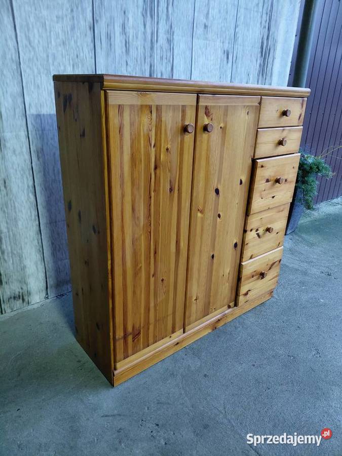 wysoka komoda sosnowa 465 Byczyna