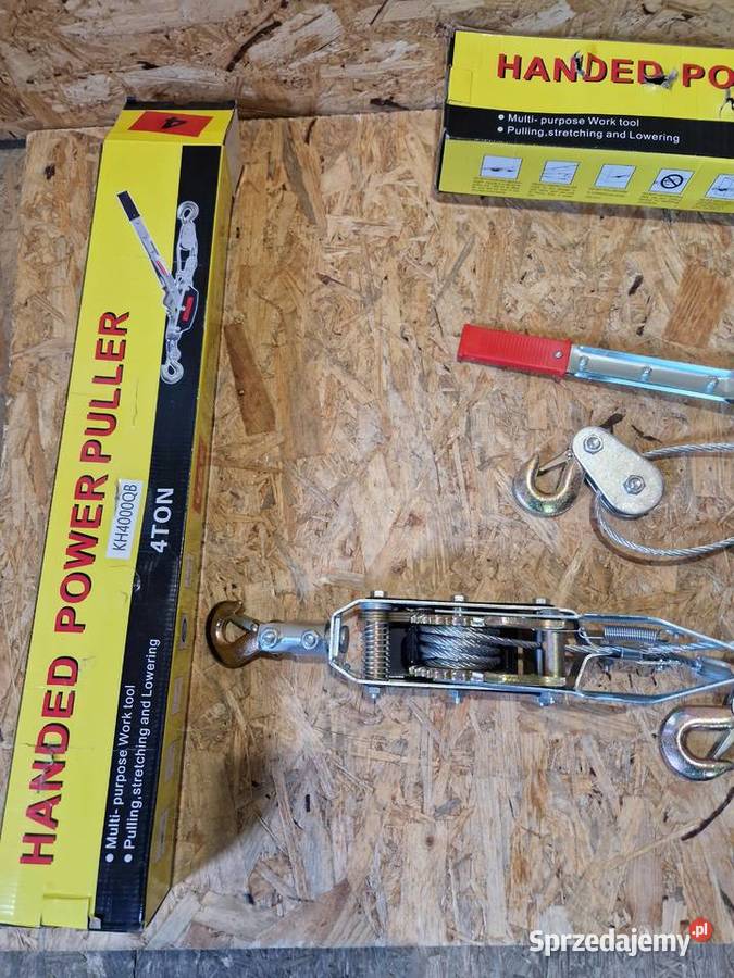 Wyciągarka wciągarka linowa uciąg 4 tony Głogowa