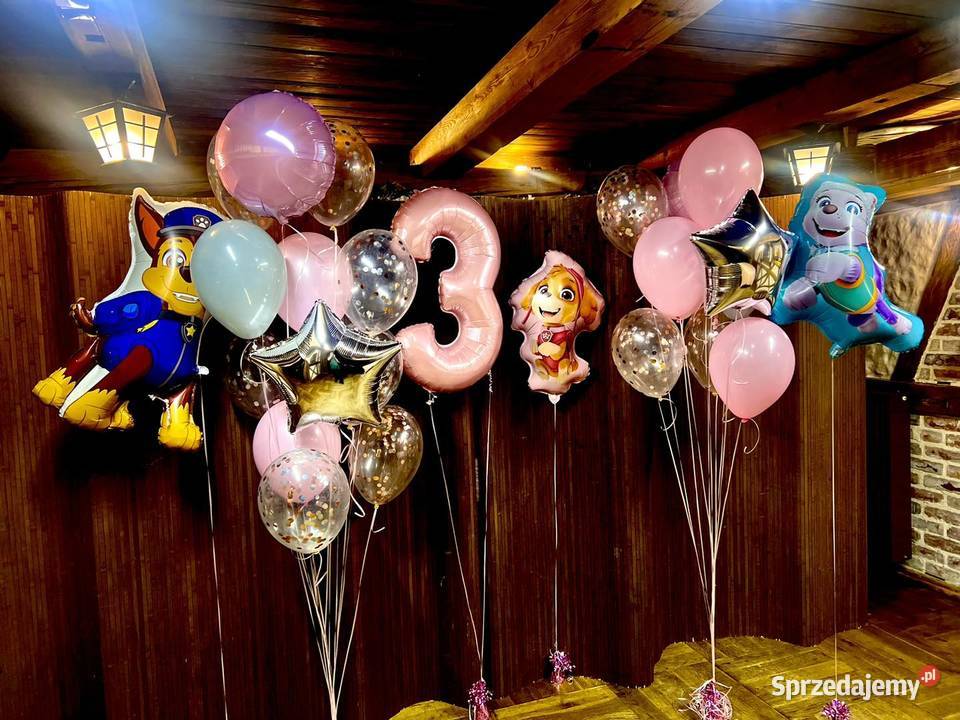 Balony i bukiety balonowe z helem dzieci Katowice
