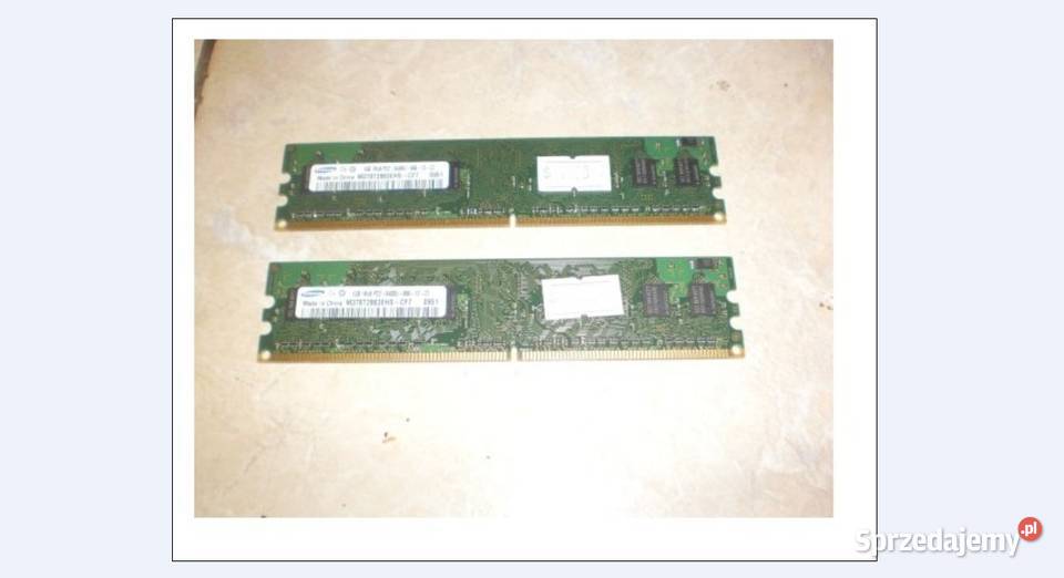 Pamięć ram ddr2 2 gb1gb Olkusz