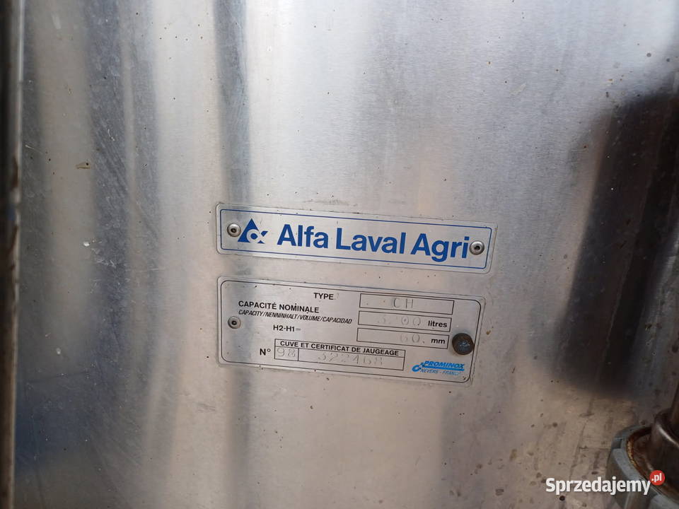 Schladzalnik zbiornik chłodnia do mleka 3200 l Rutki-Kossaki