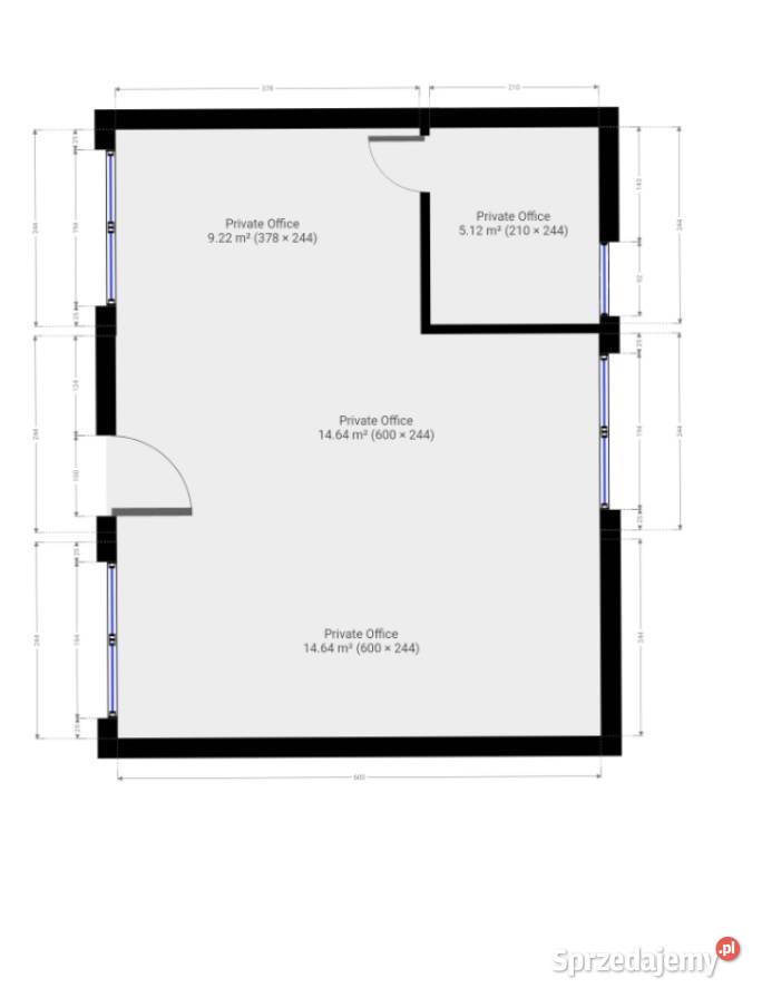 KONTENER BIUROWY TRIO ZESTAW OBIEKT 45m2 Z