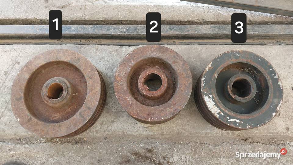 Koła pasowe 3x17 4x17 196mm 166mm vicon deutz