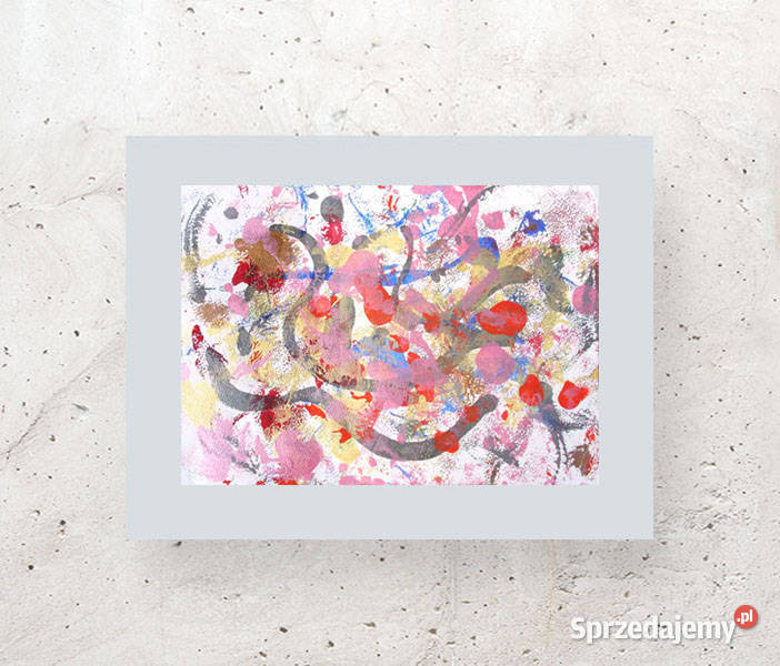 abstrakcyjny rysunek A3 Łódź