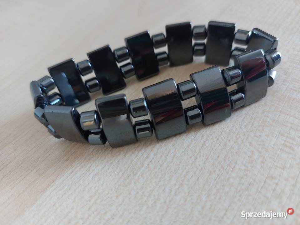 Bransoletka grafitowa na gumkę