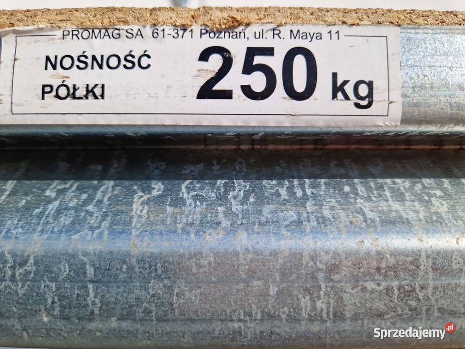 Regał półkowy dwustronny magazynowy garażowy Buk