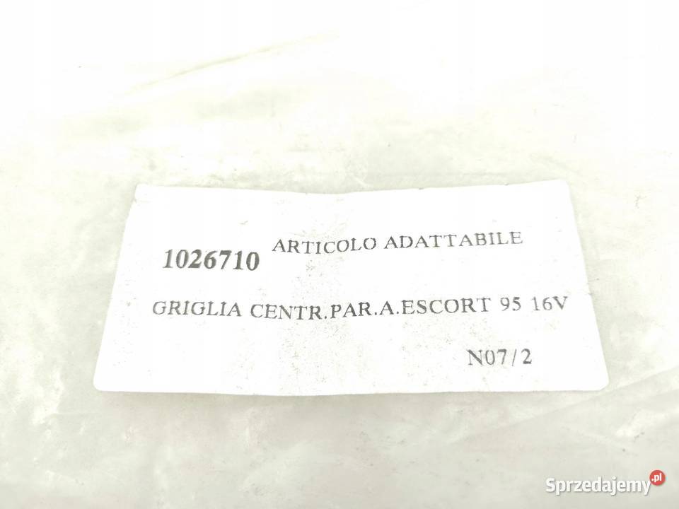 GRILL ATRAPA CHŁODNICY FORD ESCORT MK6 9501 osobowe lubelskie