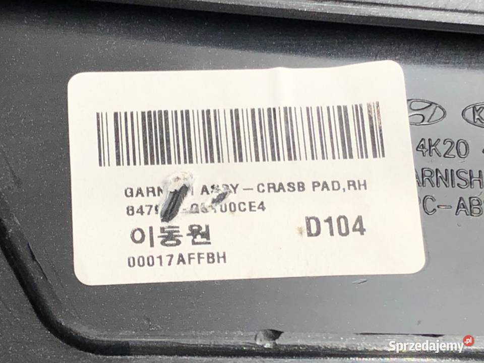 KRATKI NAWIEWU PRZÓD KIA NIRO Minivan WENTYLACJI