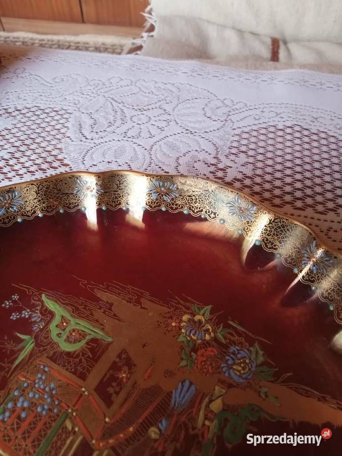 Porcelana talerz Carlton Ware Rouge Rogale Stalowa Wola