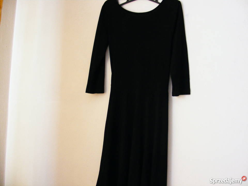 Sukienka długa czarna rozmiar 38 Oborniki Śląskie
