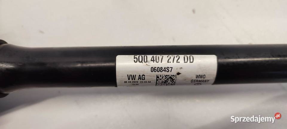 SEAT TARRACO PÓŁOŚ PRAWY PRZÓD 5Q0407272DD