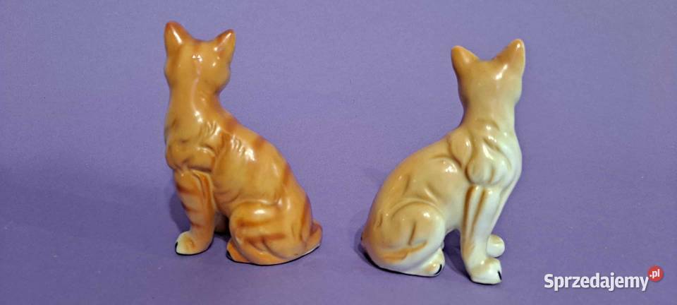 Figurki KOTA vintage Kraków