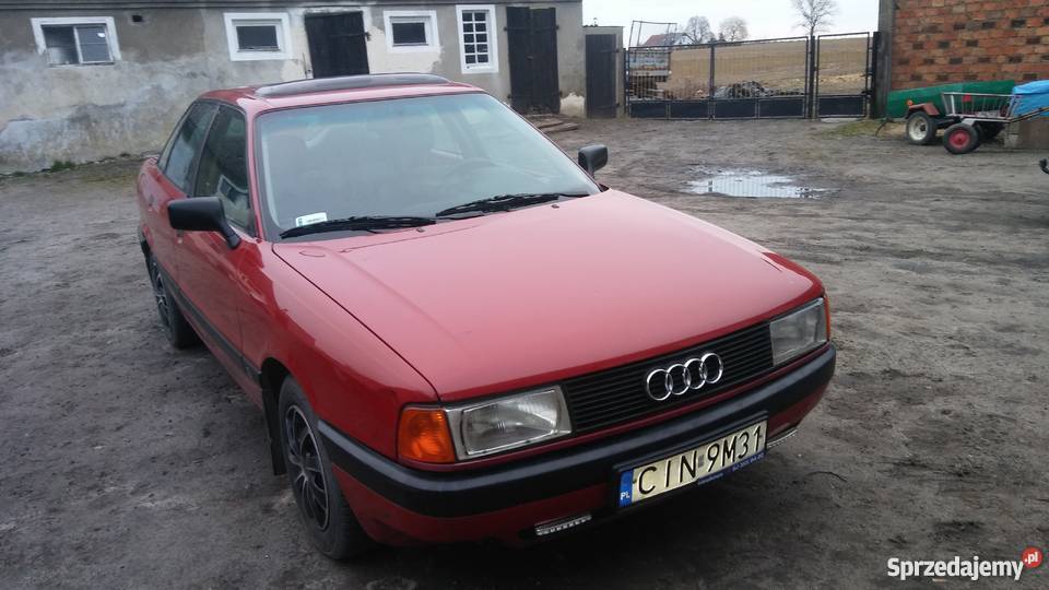 AUDI 80 B3 18s BENZYNAGAZ NIE B4B5100 kujawsko-pomorskie Żelechlin